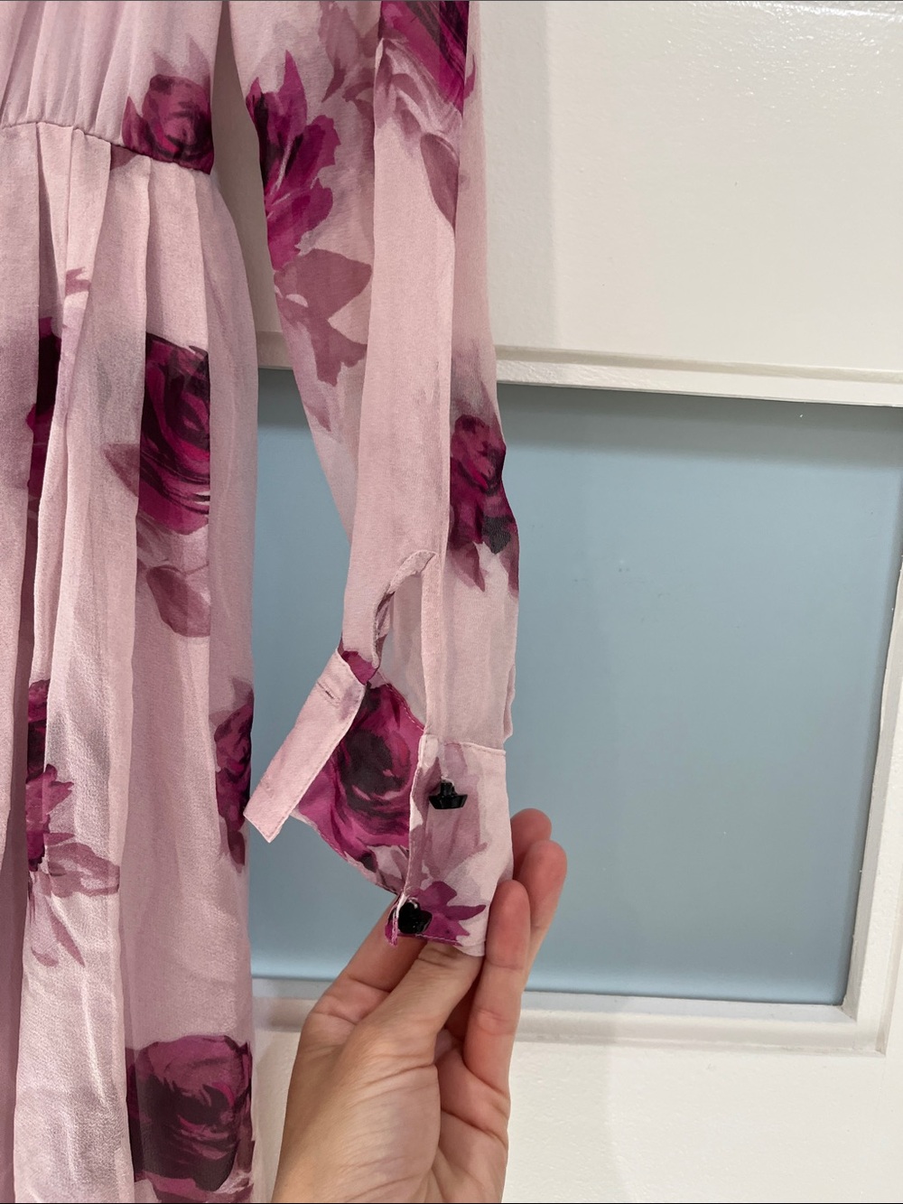 kate spade Pink Floral Midi Dress silk as seen on Kate Middleton - Picture 4 of 7